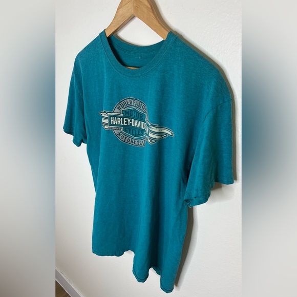 Harley Davidson LARGE “Grand Teton” Idaho Falls Idaho Vintage Moto T Shirt - Picture 7 of 10